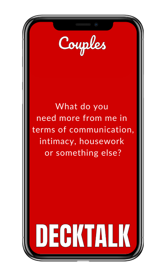 Couples conversation deck