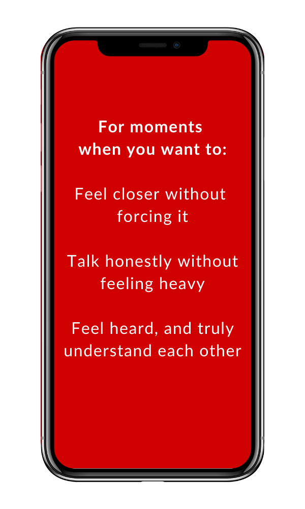 Couples conversation deck