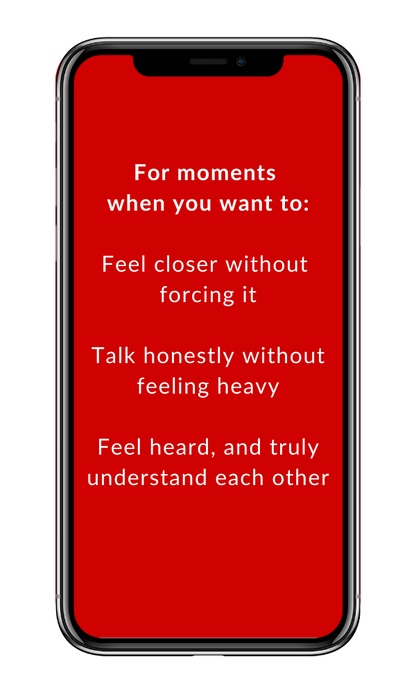 Couples conversation deck